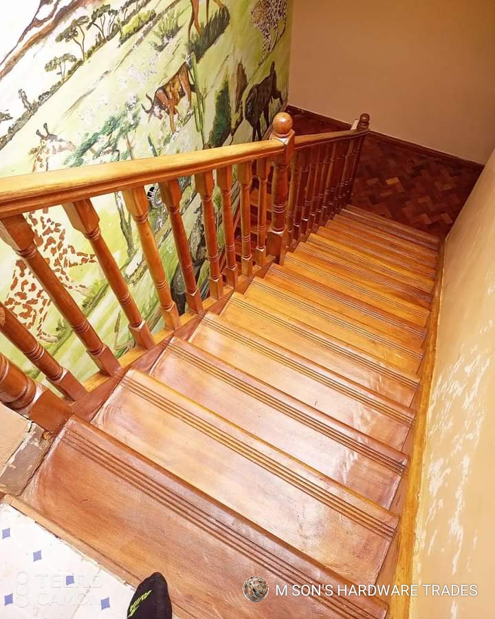 Wooden stairs